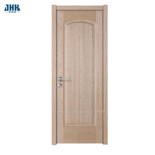 Porta impiallacciata dal design speciale con pelle in legno naturale