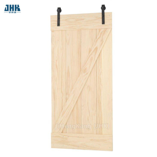 Porta impiallacciata in legno massello di fienile in PVC con anima cava