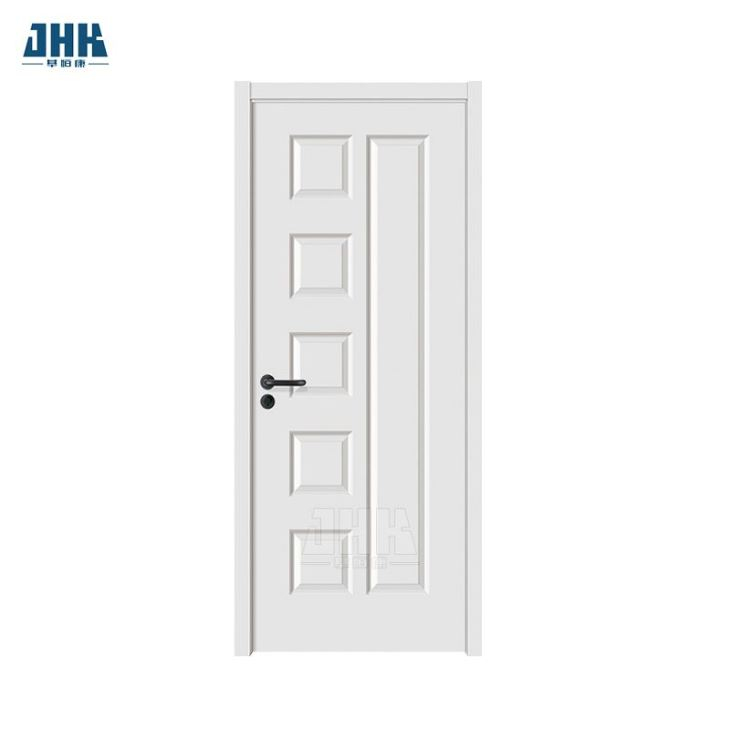 Porta interna in legno bianca con primer in MDF in carta a nido d'ape (JHK-S02)