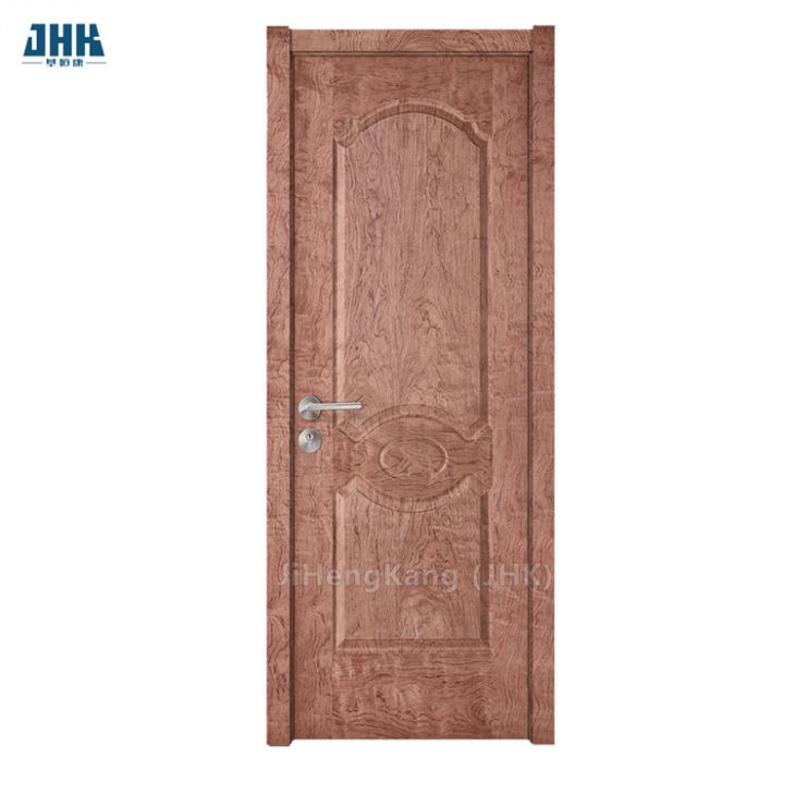 Porta da fienile scorrevole interna in legno con effetto pannello MDF impiallacciato in rovere e legno ingegnerizzato per bagno di progetto