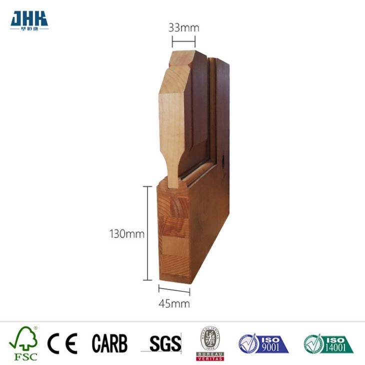 Porta esterna francese in legno massello di mogano