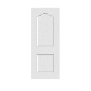 Porta UPVC con design ad arco superiore in plastica a 2 pannelli