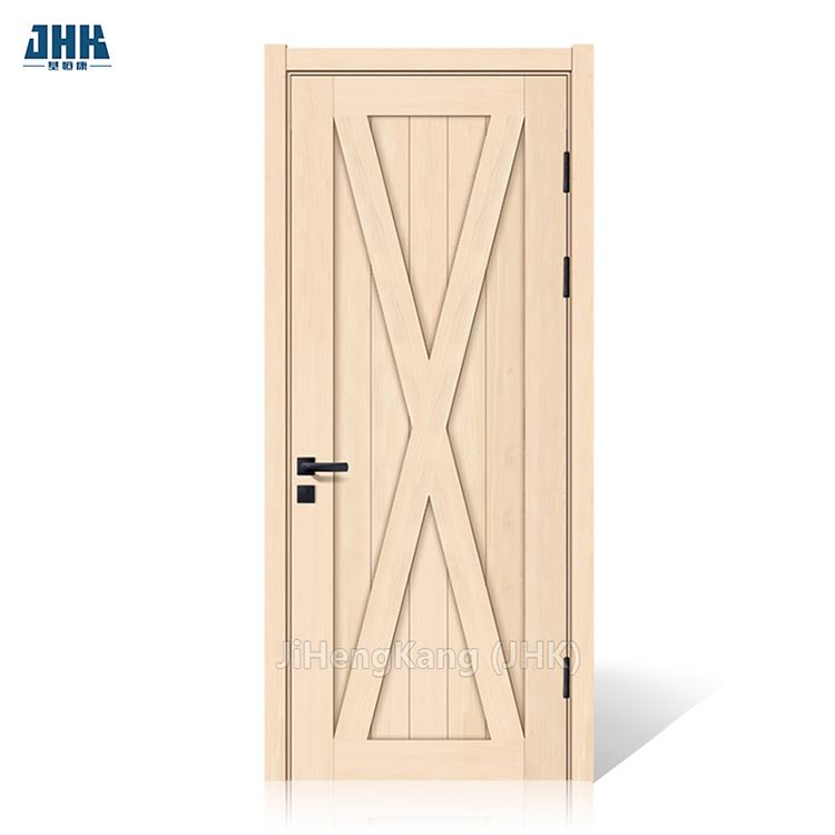 Porta in legno di pino stile X attraverso il design