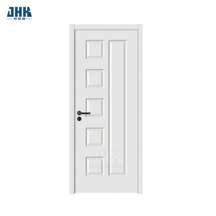 Prehung Apartment Design semplice bianco Primer Hollow Core interno modellato HDF porta