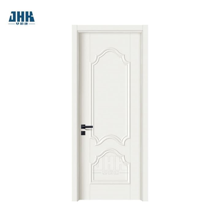 Porta in legno massello White Primer 5-Lite con vetro