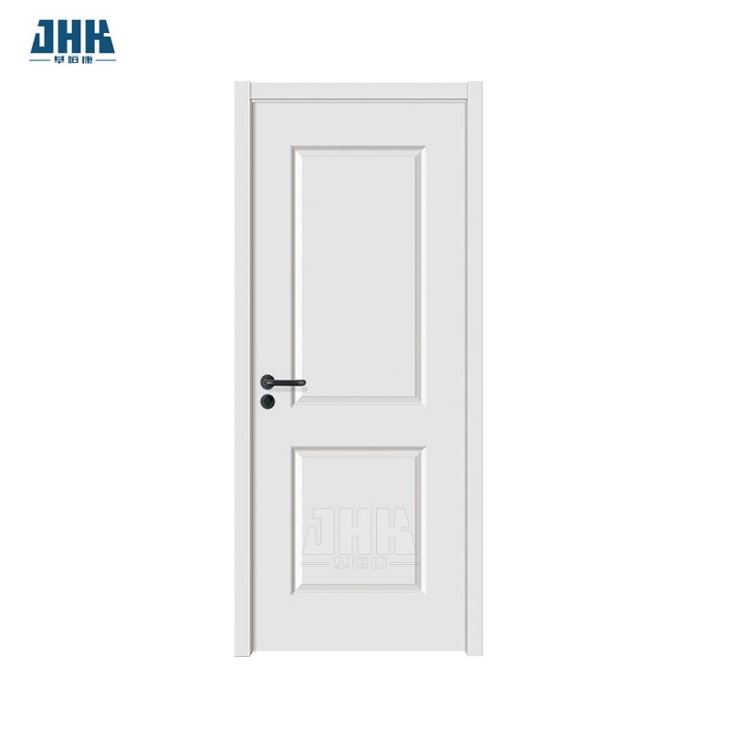 Porta commerciale liscia della vetroresina della pittura del pannello di legno solido (JHK-FD03)