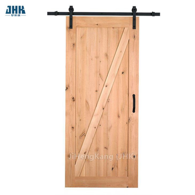 Hardware utilizzato per la porta scorrevole del fienile a soffitto in legno di frassino