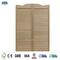 Porta con persiana interna in legno di pino con persiana