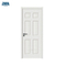 Porta interna in legno MDF a 5 pannelli verniciato bianco