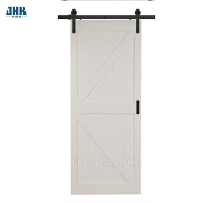 Porta da fienile in legno massello dal design moderno