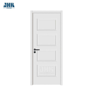 Jhk-004 Pannello pelle per porta in legno Pelle porta modellata in legno bianco